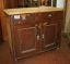 Credenza rustica con vetrina